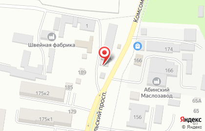 Универсам Апельсин на Комсомольской на карте