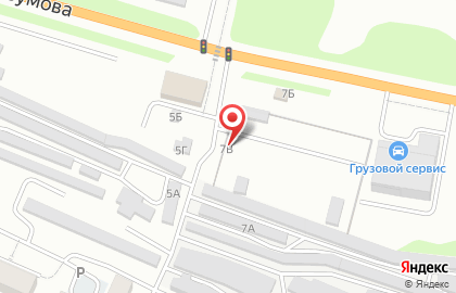 Автостоянка на ул. Менделеева, 7в на карте