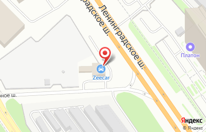 Ресторан быстрого питания Бургер Кинг на Ленинградском шоссе на карте