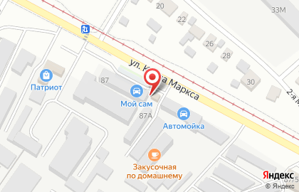 Мастерская по ремонту автопластмассы БамперОк на улице Карла Маркса на карте