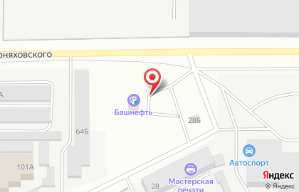 Башнефть на улице Черняховского на карте