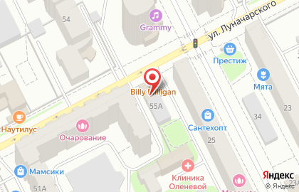 Мебельный салон Mr.Doors на улице Луначарского на карте
