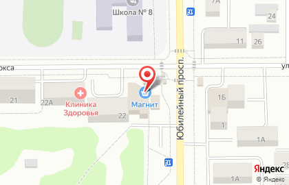 Магазин нижнего белья и колготок Анжелика на Юбилейном проспекте на карте