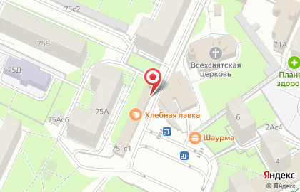 Сеть французских пекарен SeDelice на Ленинградском проспекте, 75г стр 1 на карте