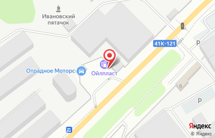 Линос на Ленинградском шоссе в Отрадном на карте