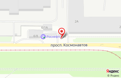 Шиномонтажная мастерская на проспекте Космонавтов на карте