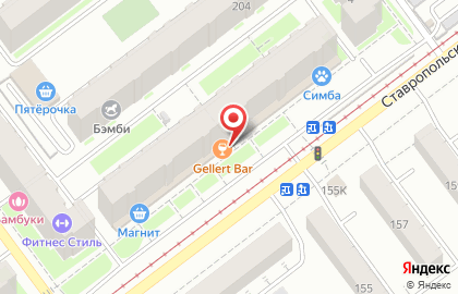 Джинс на Ставропольской улице на карте