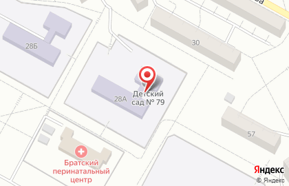 Детский сад Русалочка в Центральном районе на карте