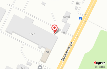 Пейнтбольный клуб Шармия на Западной улице на карте