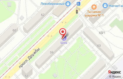 Салон роз Букетная в Центральном районе на карте