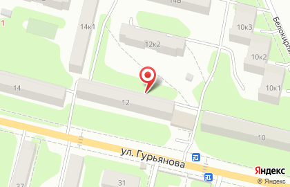 Аптека Калугафармация на улице Гурьянова на карте