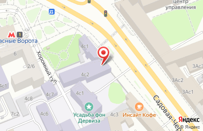 Компания Совзонд на Садовой-Черногрязской улице на карте