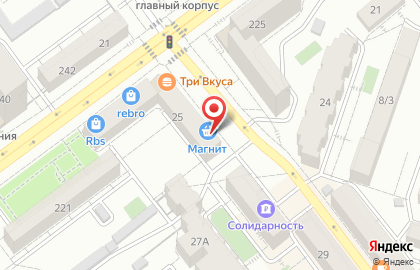 Супермаркет Магнит в Самаре на карте