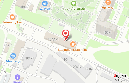 Супермаркет Пятёрочка на Большой Санкт-Петербургской улице на карте