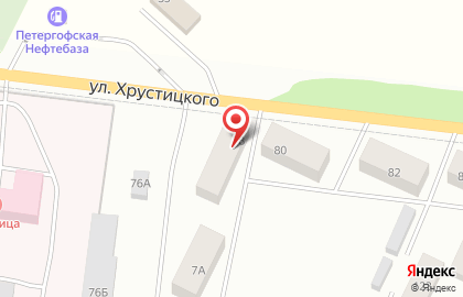 Институт Промышленной Безопасности, Охраны Труда и Социального Партнёрства, Филиал на улице Хрустицкого на карте