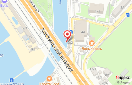 Мини-маркет Лагуна в Хостинском районе на карте