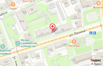 Салон тканей Брависсимо в Ленинском районе на карте