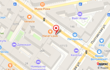 Отель Невский 111 на Невском проспекте на карте