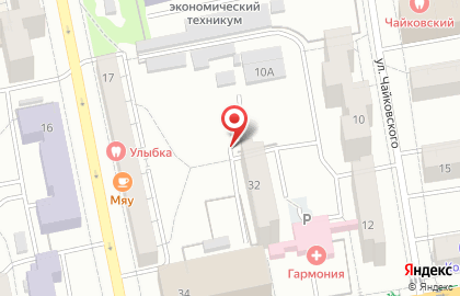 Автостоянка в Екатеринбурге на карте