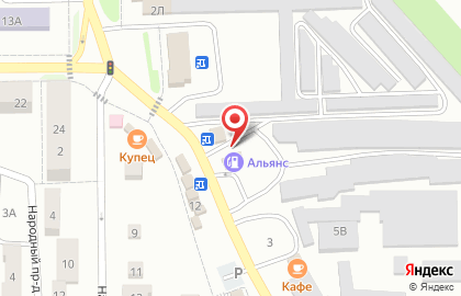 Магазин автозапчастей на ул. Пархоменко, 3 на карте