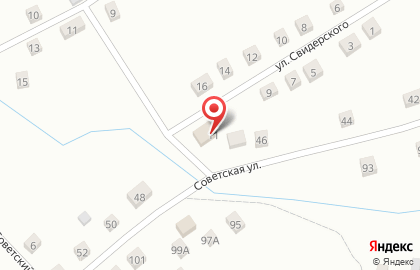 Магазин продуктов на ул. Свидерского, 11 на карте