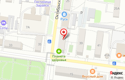 Аптека Планета здоровья в Зарайске на карте