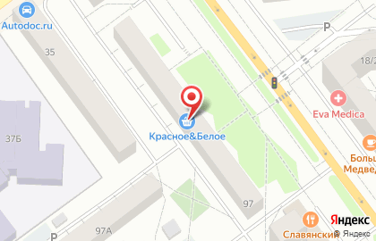 Магазин Красное & Белое на Успенском проспекте, 97 на карте