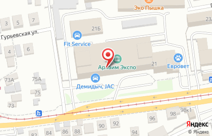 Автосалон Демидыч на улице Менделеева на карте