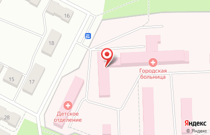 Районная больница на улице Некрасова на карте