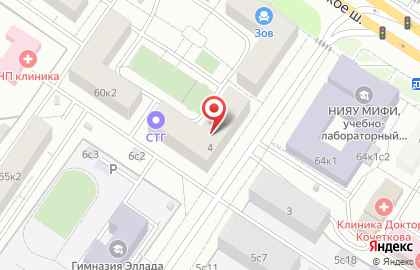 Военная Комендатура г. Москвы Южного АО на карте