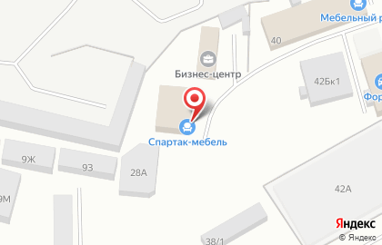Мебельная фабрика Спартак-мебель на улице Маяковского на карте