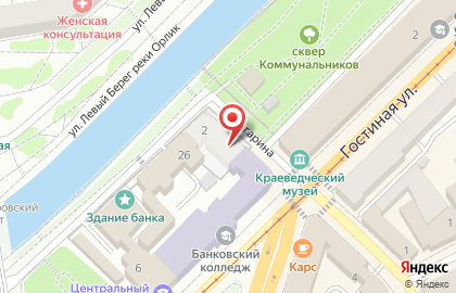 Торговая компания Торговое оборудование для магазинов в Орле на карте
