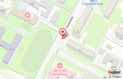 Киоск по продаже хлебобулочных изделий на улице К.Маркса на карте
