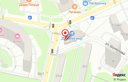 Супермаркет ДИКСИ на Зеленодольской улице на карте
