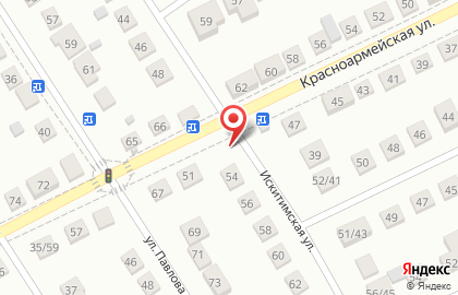 Продовольственный магазин Сытый Папа на Красноармейской улице на карте