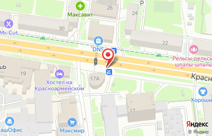 Пункт приема коммунальных платежей, ОАО Среднерусский банк Сбербанка России на Красноармейском проспекте на карте