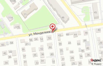 Звезда на улице Менделеева на карте