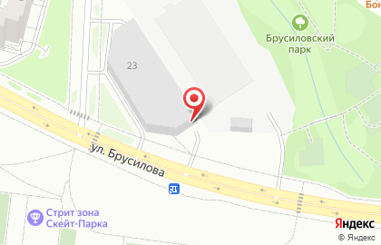 Шиномонтажный центр Pereobuvka на улице Брусилова на карте