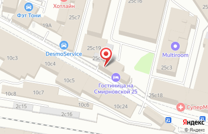 Гостиница На Смирновской на карте