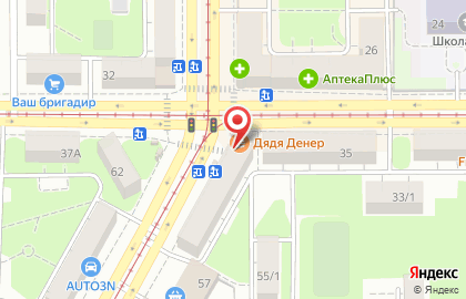 Кафе быстрого питания Дядя Денер на улице Карла Маркса на карте