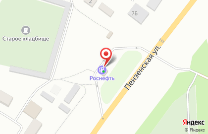 Роснефть в Пензе на карте