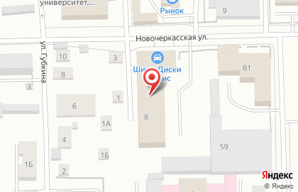 Торгово-сервисная компания ШИНЫ ДИСКИ СЕРВИС в Орджоникидзевском районе на карте