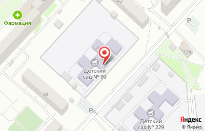 Детский сад №90 на Автозаводской улице на карте