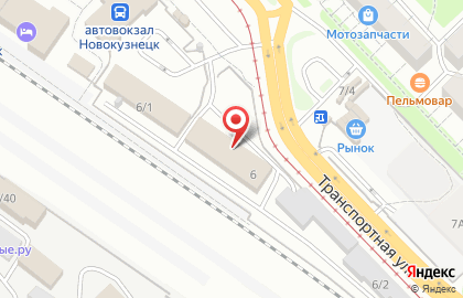Служба экспресс-доставки EMS на Транспортной улице на карте