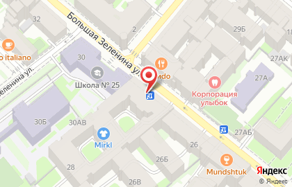 Ресторан Paninaro на метро Чкаловская на карте