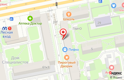 Магазин разливного пива ГлавПиво на Парголовской улице на карте