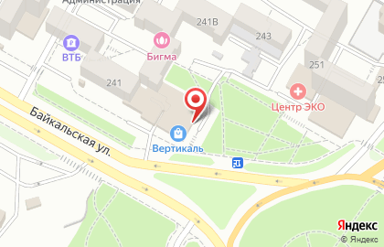 Ромашка на Байкальской улице на карте