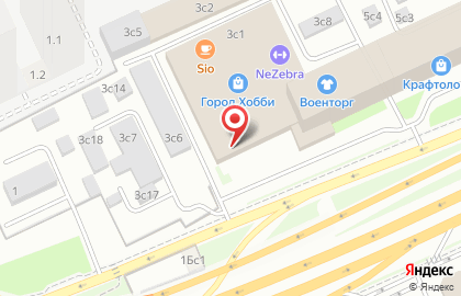 Фитнес-клуб Зебра в Москве на карте