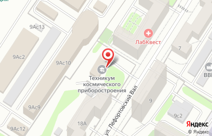 Московский техникум космического приборостроения на карте