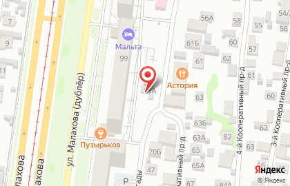 Подземная парковка в Барнауле на карте